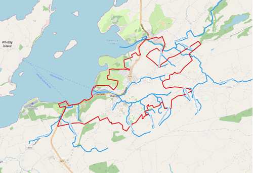 Bantry Flood Relief Scheme area
